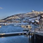 Narvik - Yacht Hafen in Februar