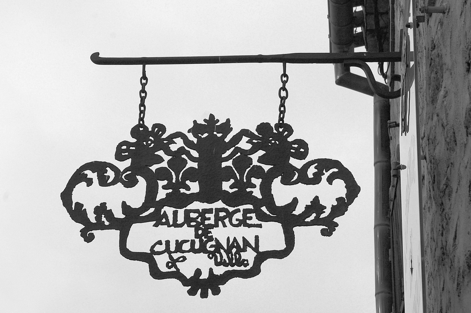 Nasenschild in Cucugnan