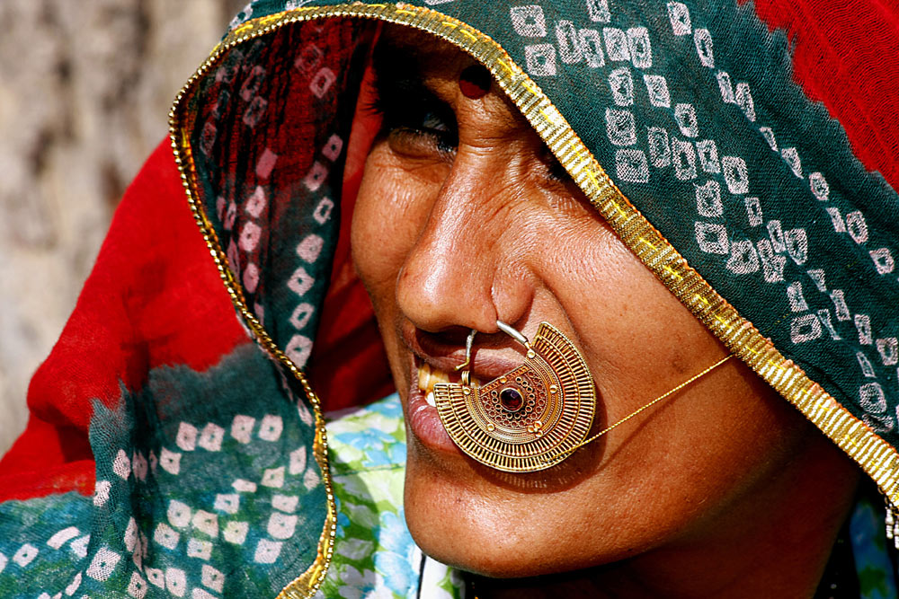 Nasenschmuck in Indien