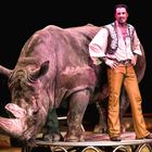 Nashorn Tsavo im Circus Krone