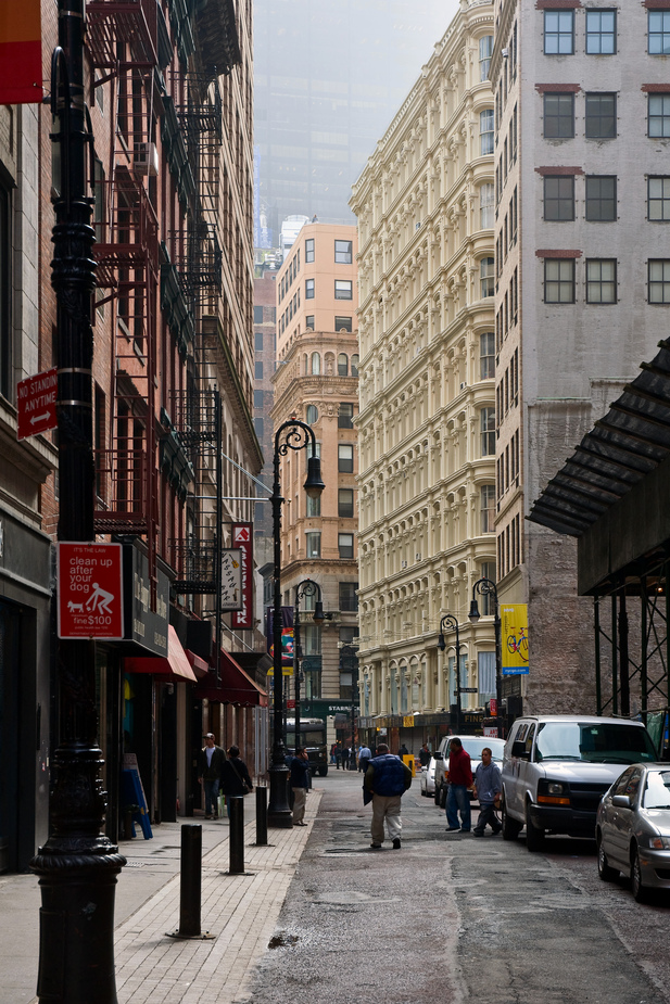 Nassau Street in Süd-Manhattan