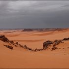 nasse Dünen im Gilf Kebir