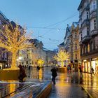 Nasse Strasse in Innsbruck Tirol