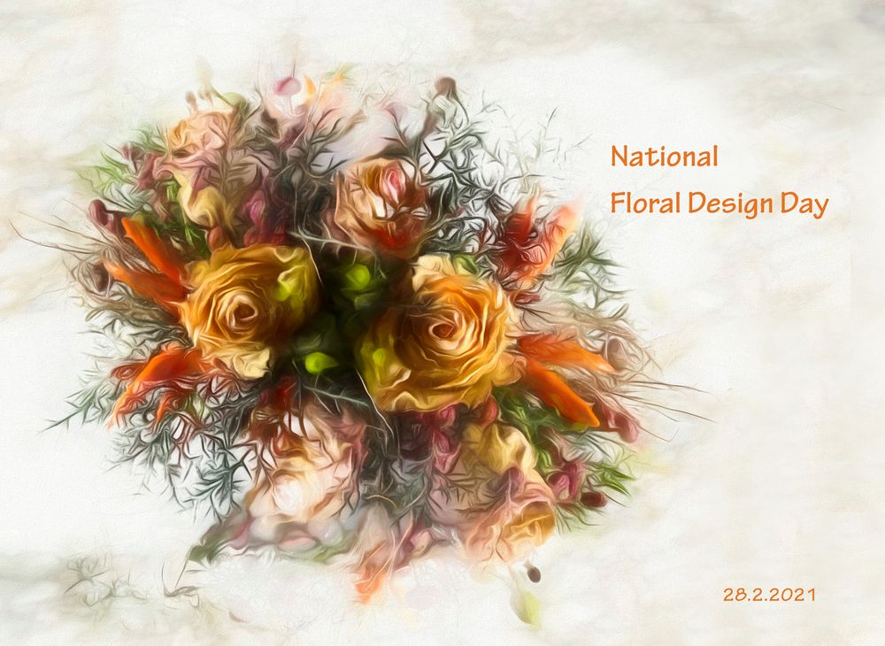 National Floral Design Day USA Foto & Bild spezial, digiart