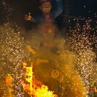 Nationalfeiertag Spain Mallorca mit gigantischem Feuerwerk