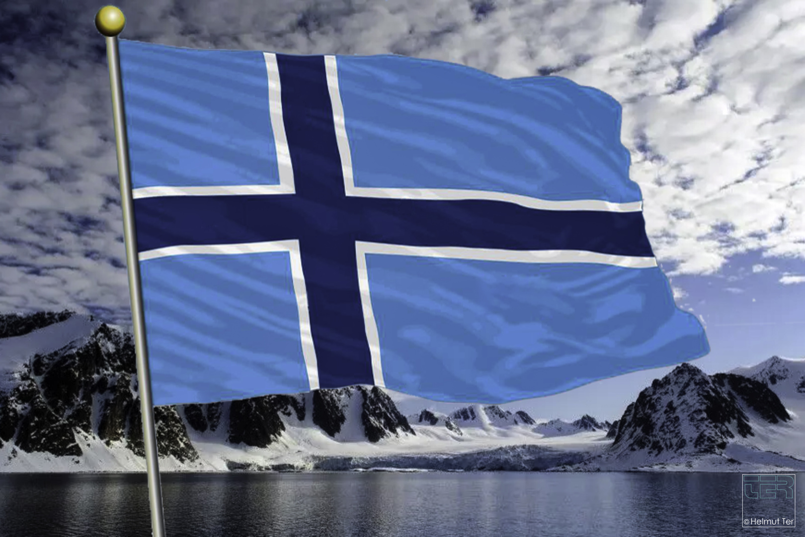 Nationalflagge Svalbard