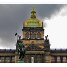 Nationalmuseum mit Reiterdenkmal des hl. Wenzel