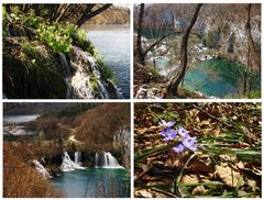 Nationalpark Plitvice-Collage