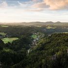 Nationalpark Sächsische Schweiz Sonnenaufgang