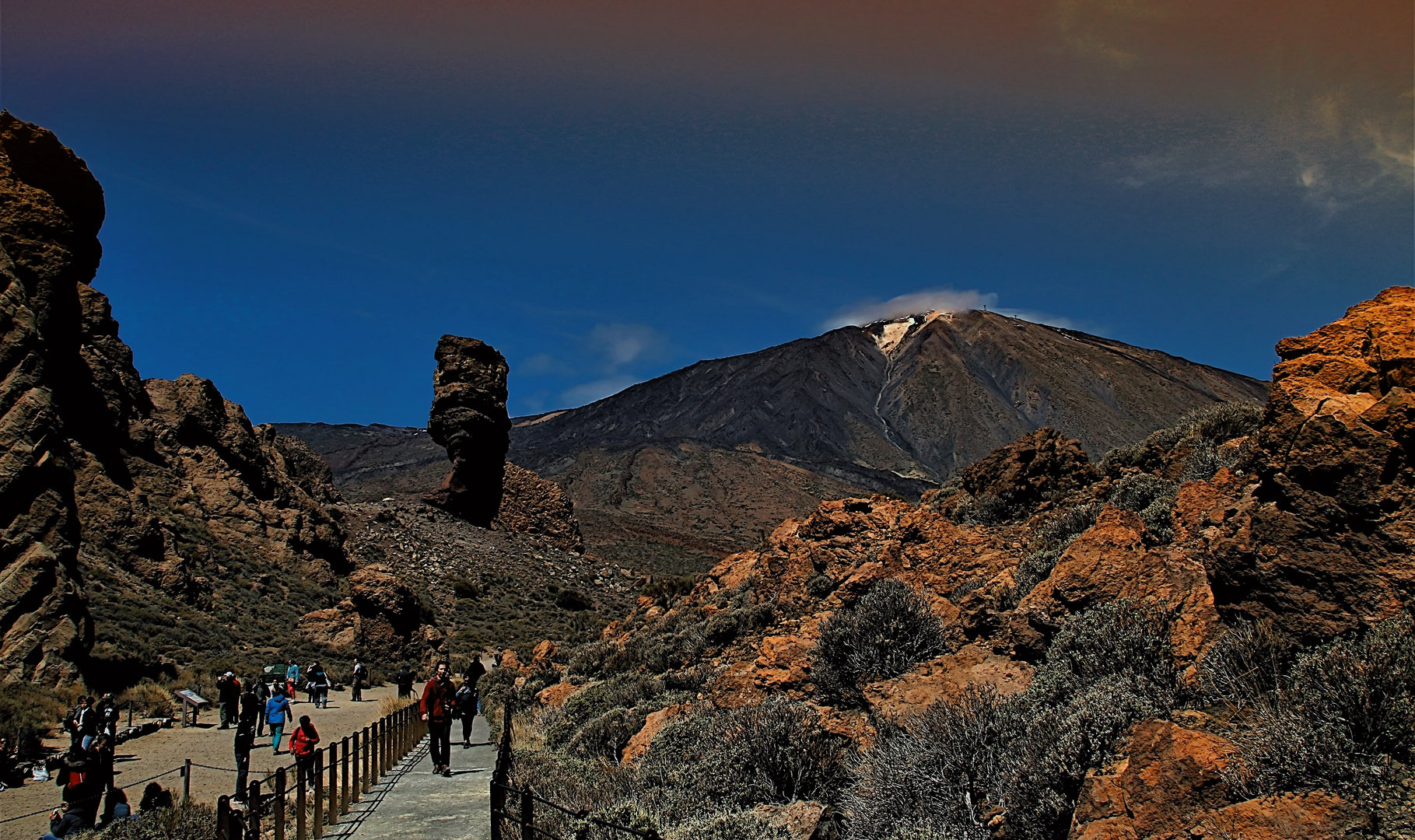 Nationalpark  teide und der Pico del Teide