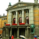 Nationaltheater Norwegen,Oslo, Ibsen - Statue