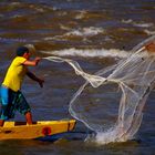 Native fisherman of Colombia