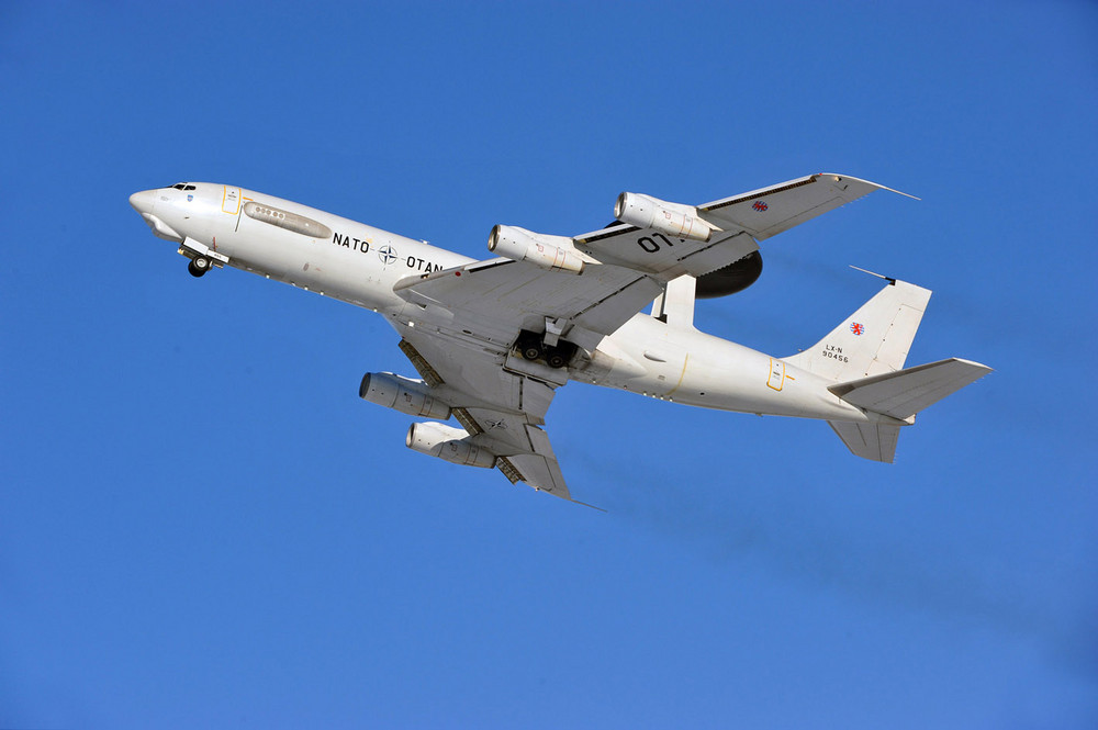 NATO E-3A beim Start 2