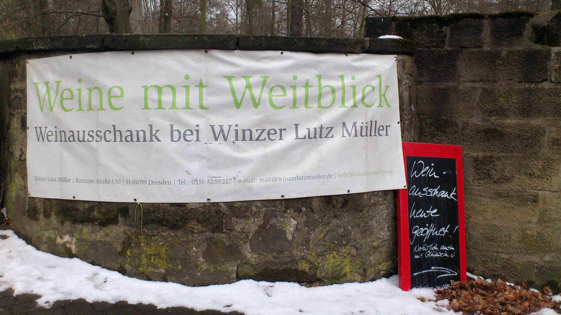 ... natürlich auch mit Glühwein