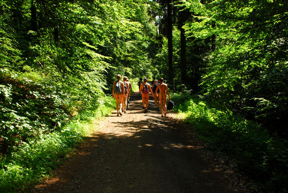 Natürlich wandern in der Natur