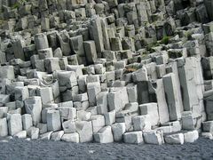 Natürliche Basaltsäulen bei Vik, Island