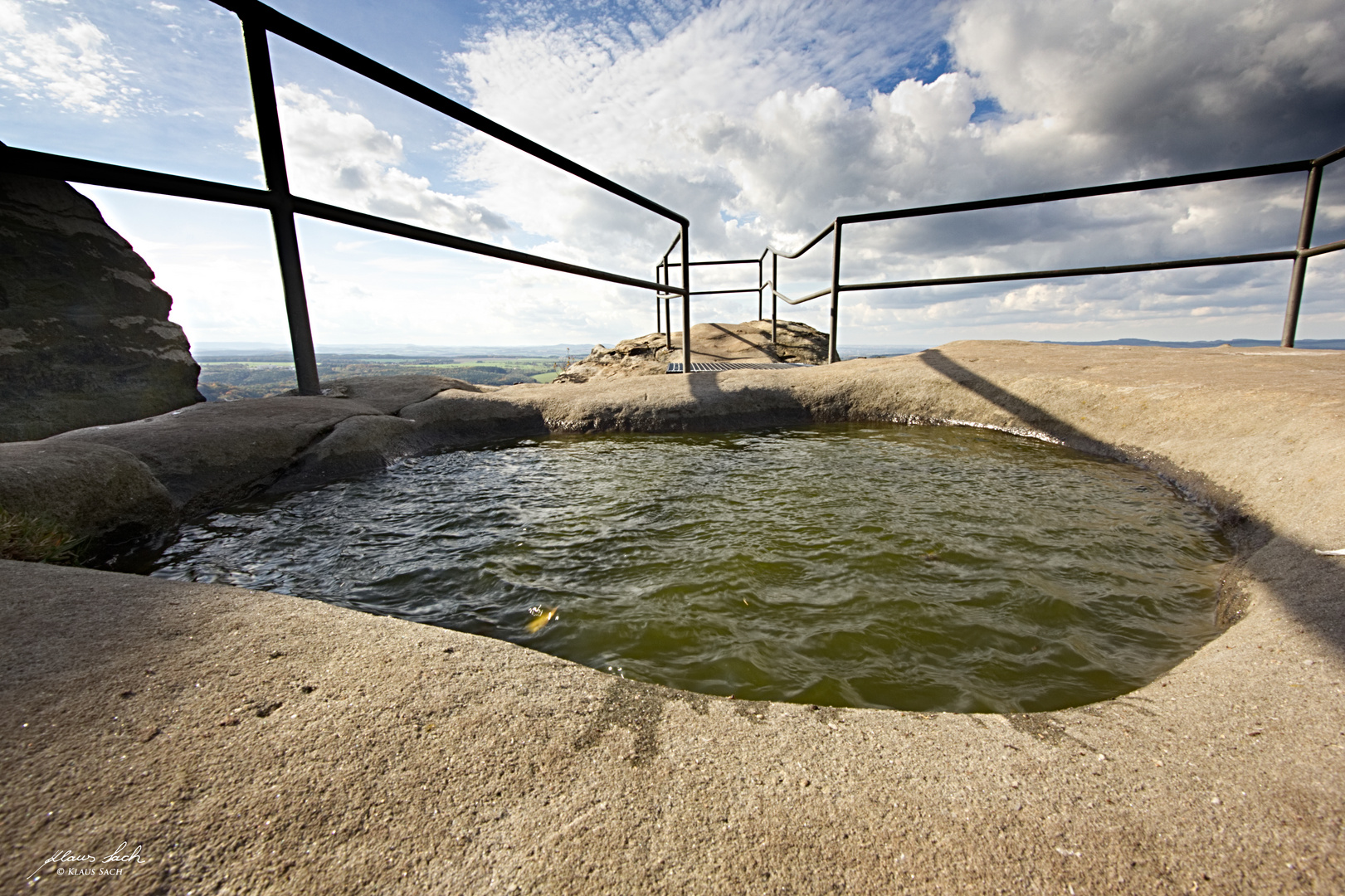 natürlicher Swimmingpool auf dem Lilienstein