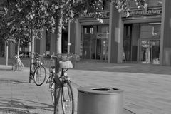 natugewachsene Fahrradständer