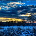 Natur - Blauer Sonnenuntergang