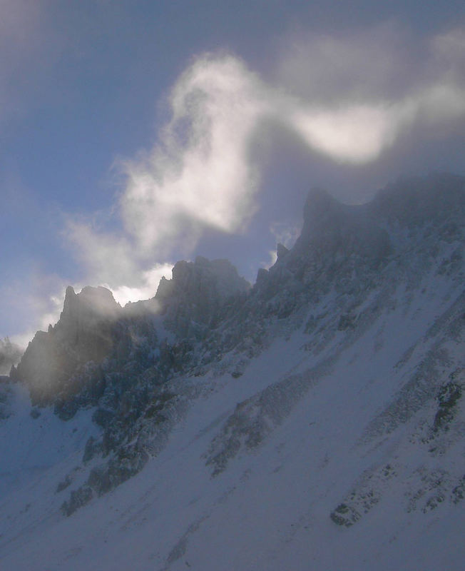 Natur kopiert Berg