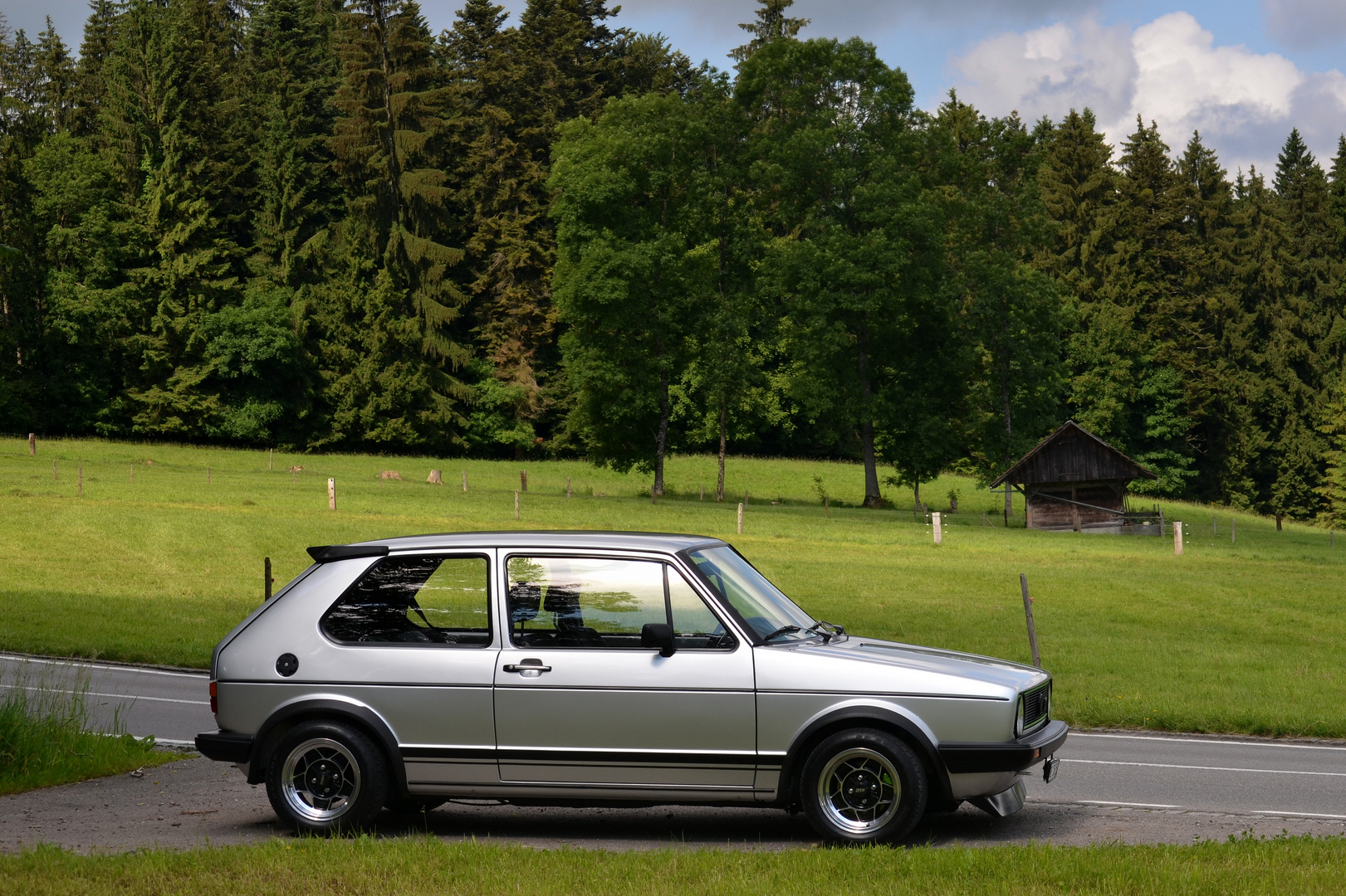 Natur und Golf GTI