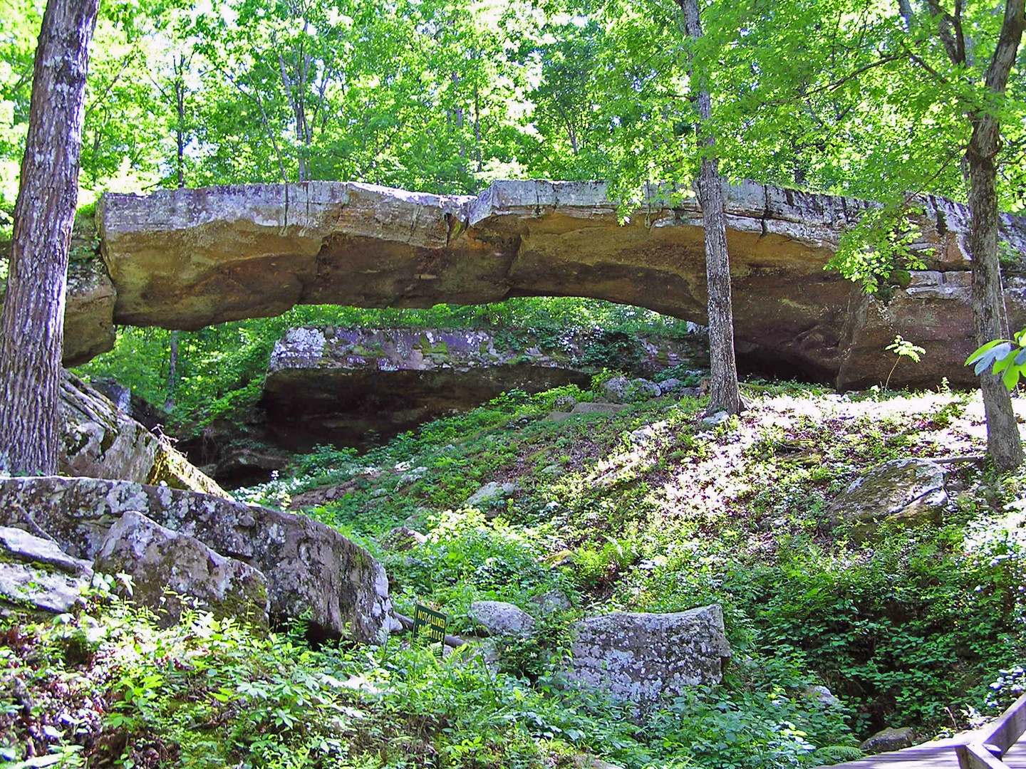 Natural Bridge in Arkansas photo & image landscape, gardens & parks