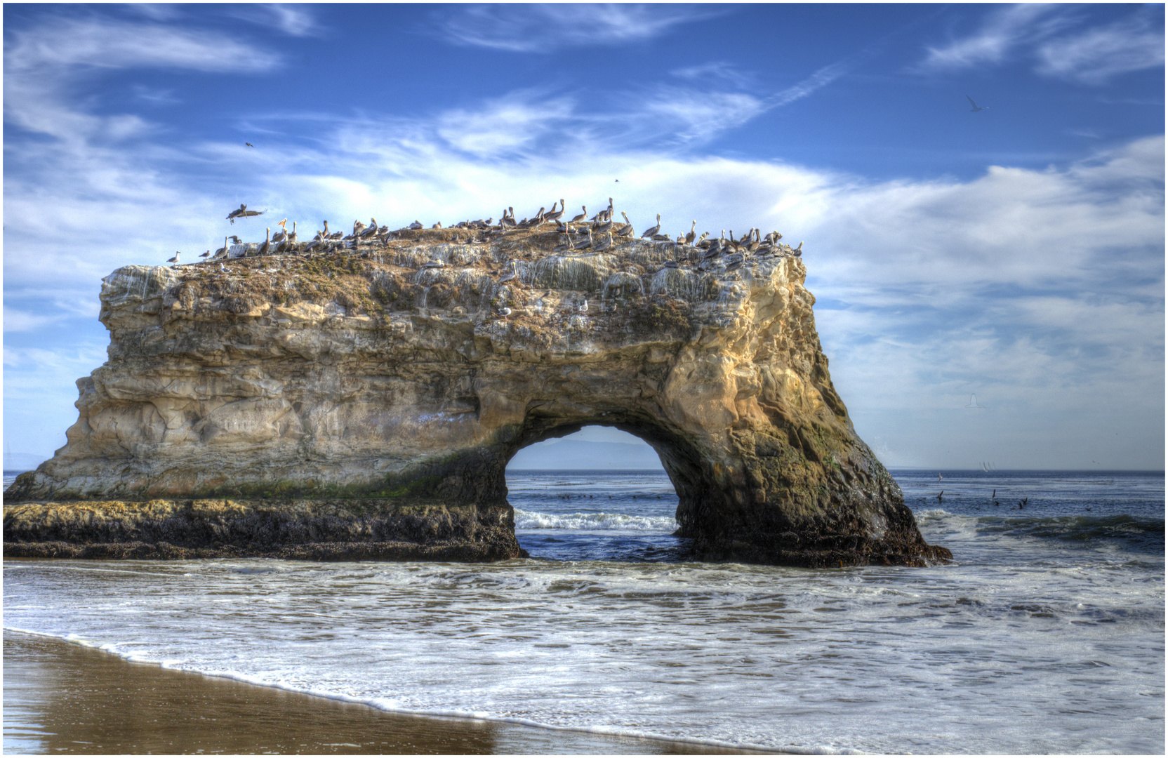 Natural Bridge in Santa Cruz (HDR)