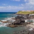 Naturbadestrand Corpo Santo der Stadt Vila Franca do Campo