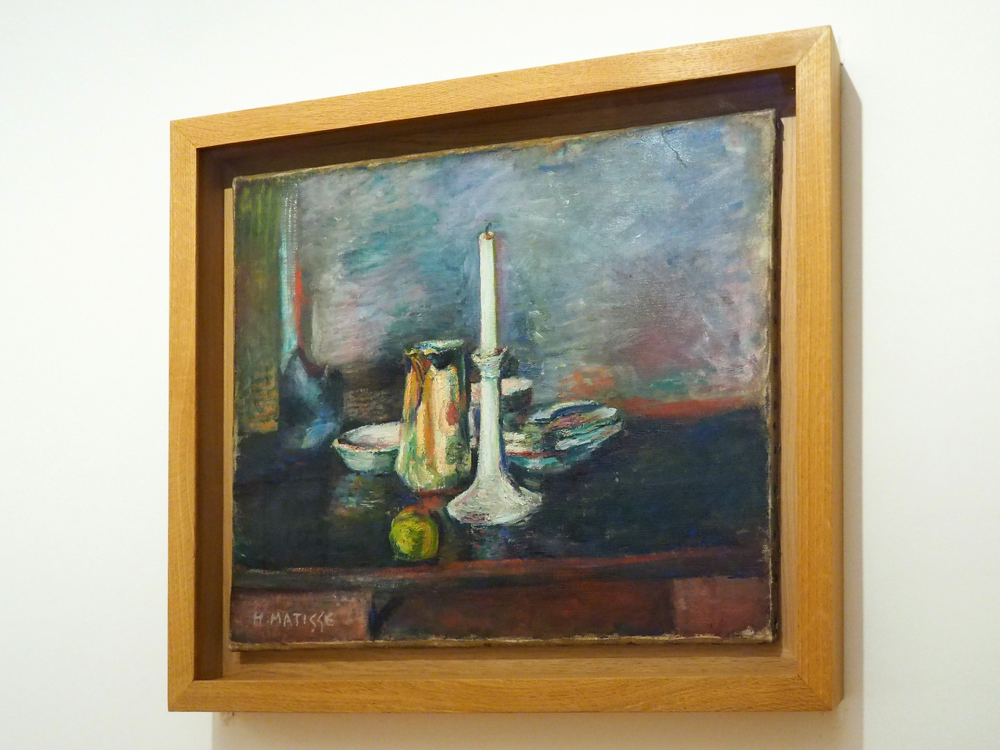 Nature morte au chandelier  -  Henri Matisse (Huile sur toile – 1897)