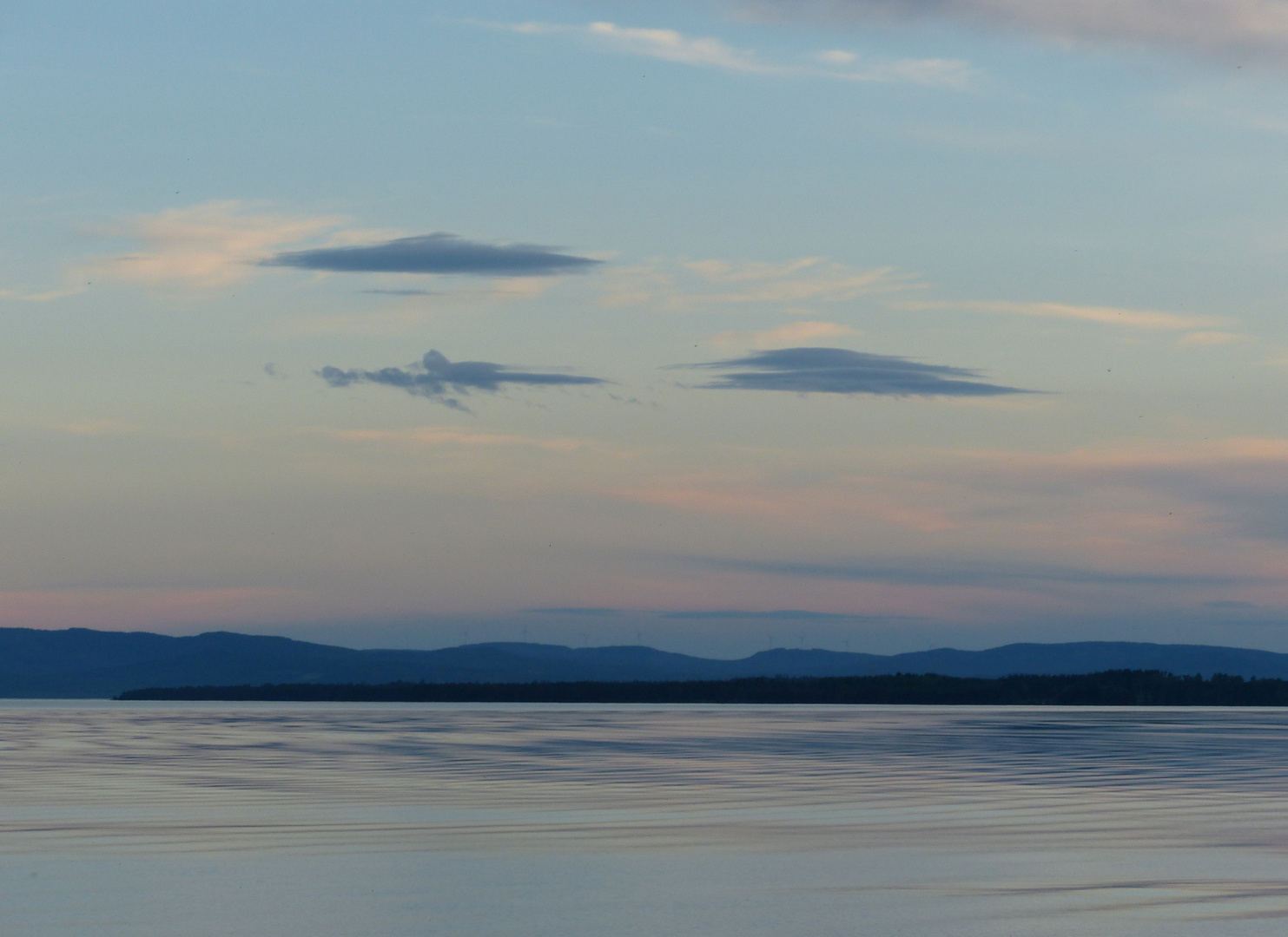 Naturereignis Siljansee,          Dalarna. Schweden 2015 - ohne ba