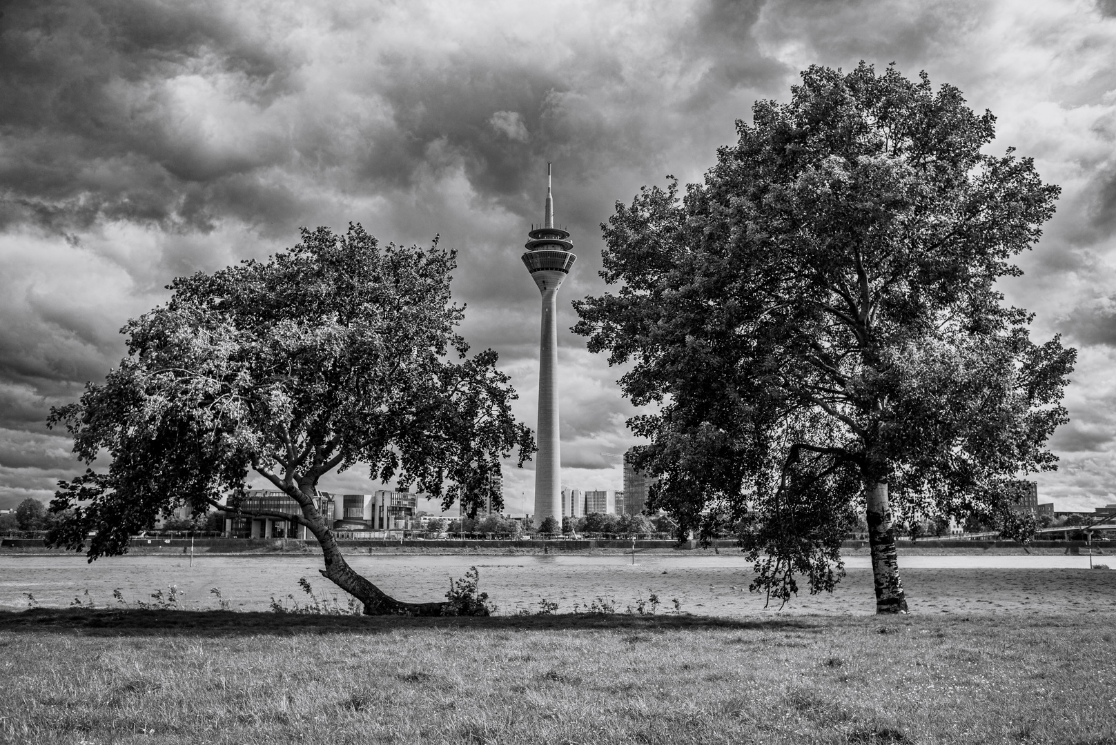 Nature’s Pillars and Man’s Tower