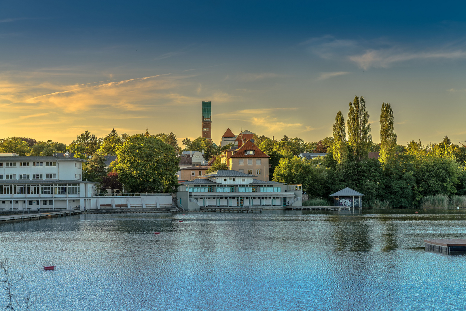 Naturfreibad Großer Woog Stadt Darmstadt Foto & Bild landschaft