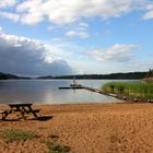 Naturfreibad nach dem Regen