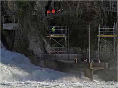 Naturgewalt am Rhein