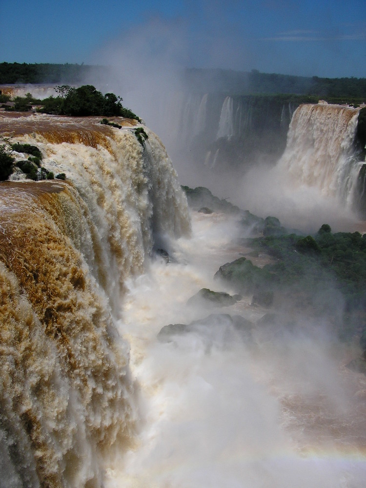 Naturgewalt Wasser im Nationalpark Iguazu