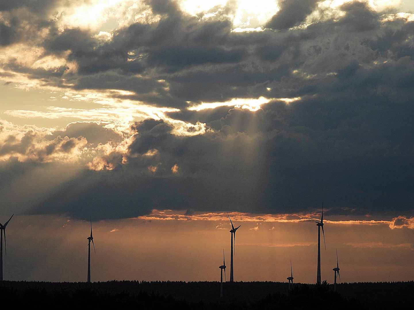 Naturkraft für die Windräder...