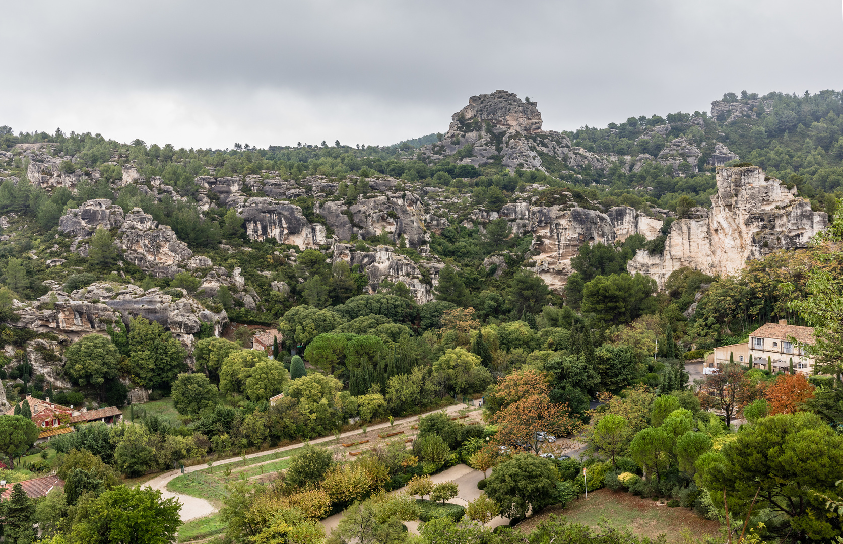 Naturlandschaft bei Les Baux-de-Provence