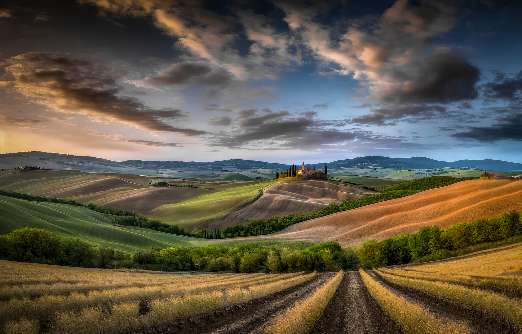 Naturlandschaft im Sommer