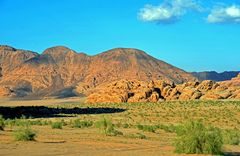 Naturlandschaft im Wadi Rum