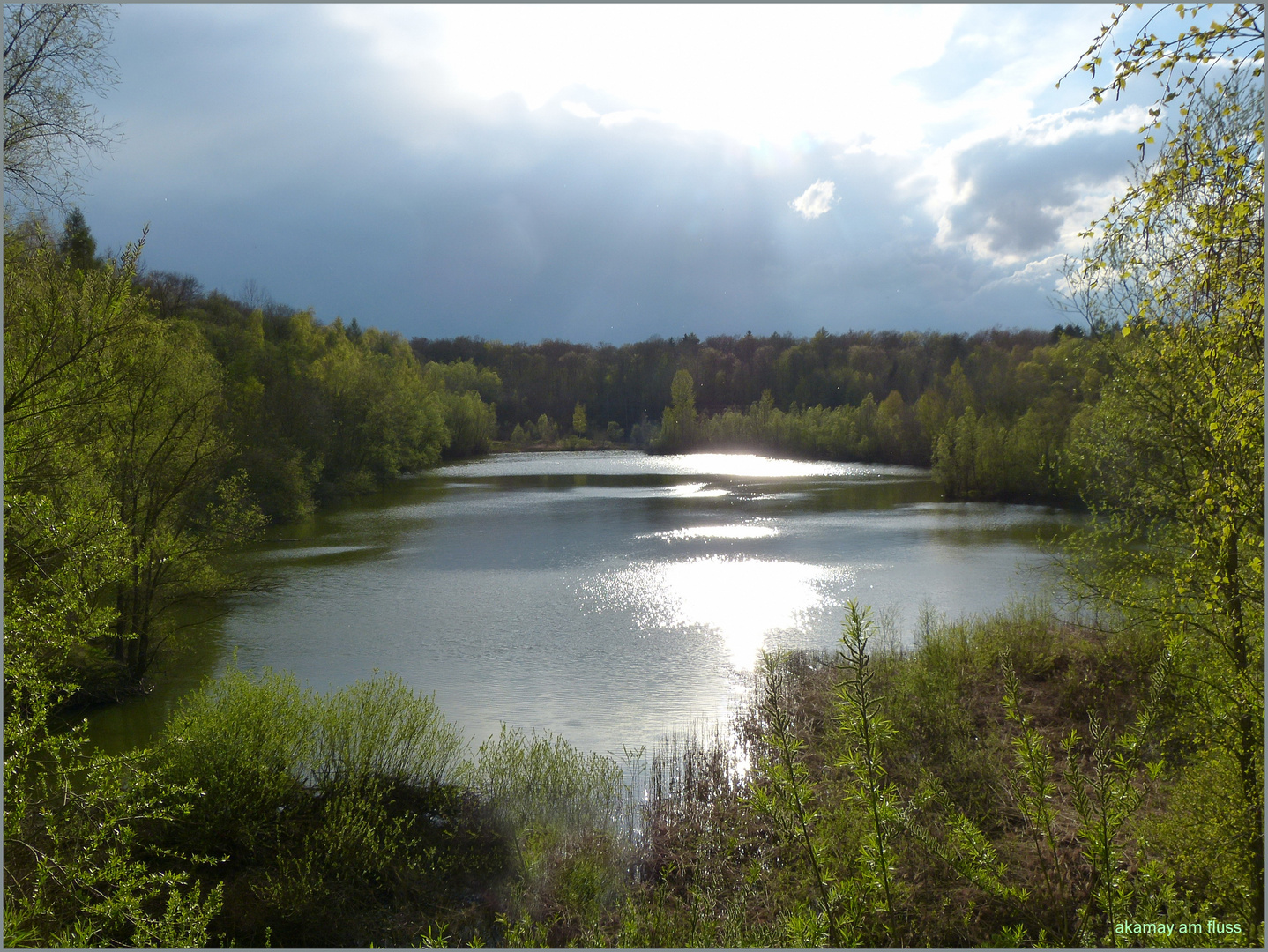 Naturparadies In den Eichen (I) - Kiesteiche Umgebung Polle a.d. Weser