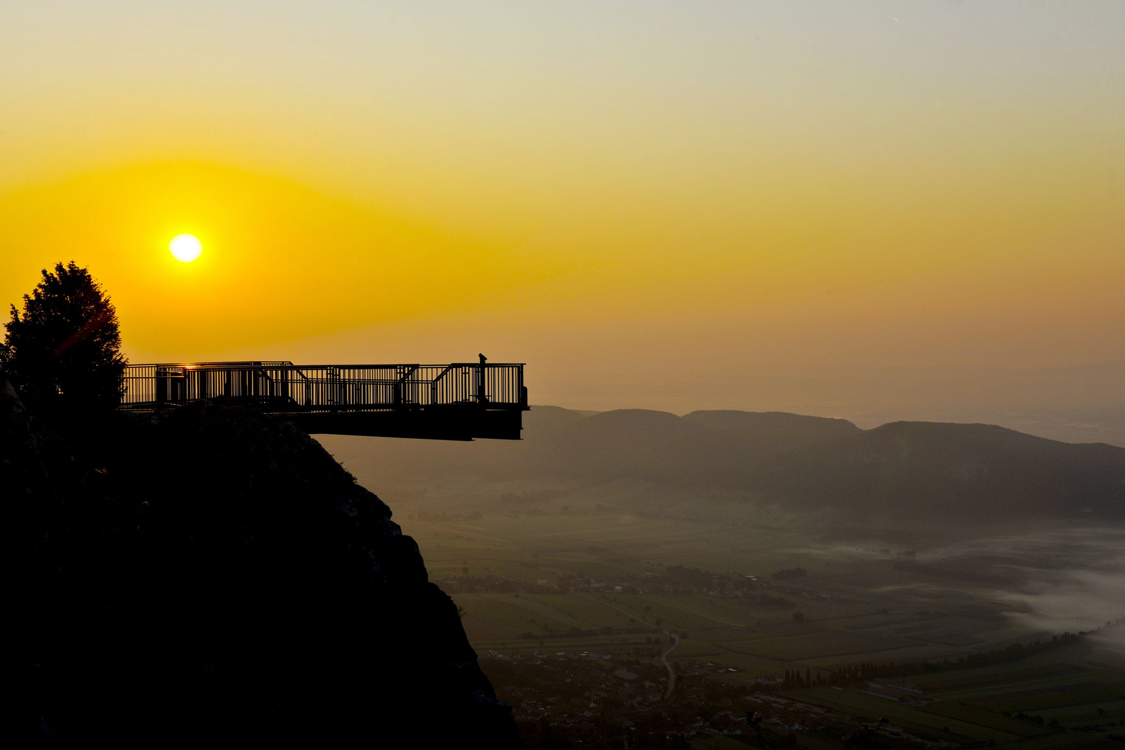 Naturpark Hohe Wand (NÖ), Blick auf Skywalk