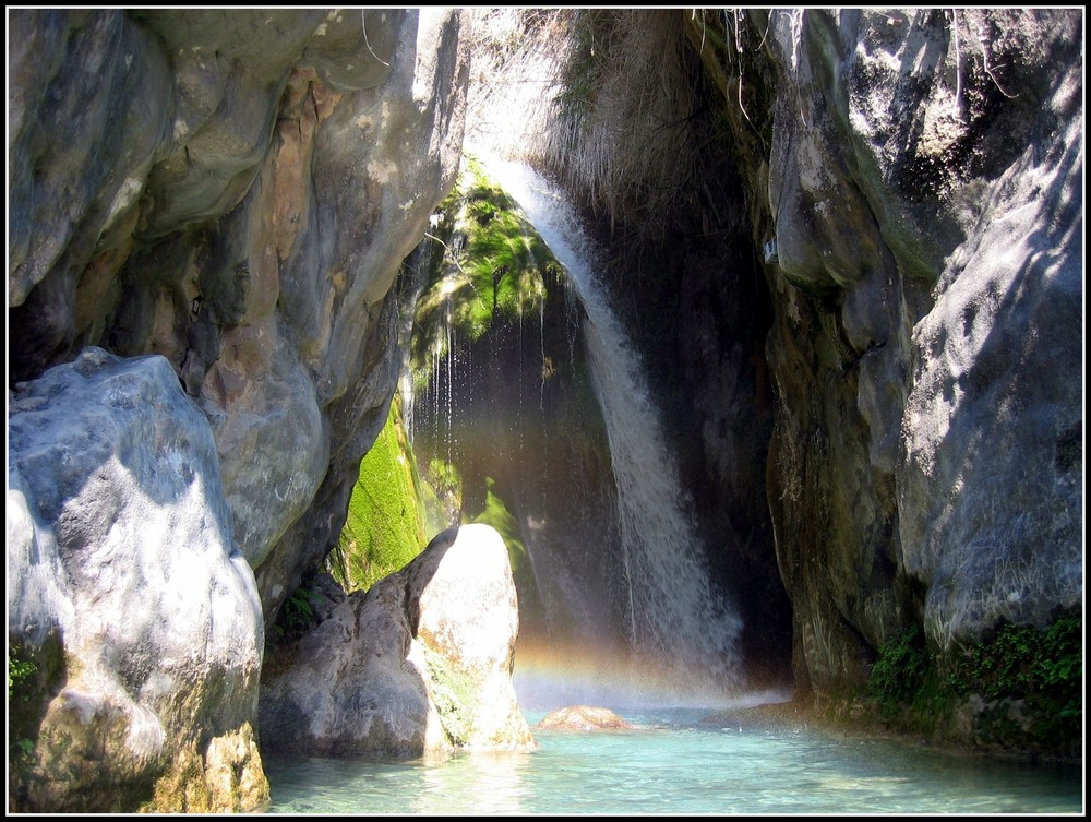 Naturpark in Spanien "Fonts de L´Algar" (Taufbecken von Algar)