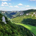 Naturpark Obere Donau (1); Blick vom Eichfelsen ins Donautal