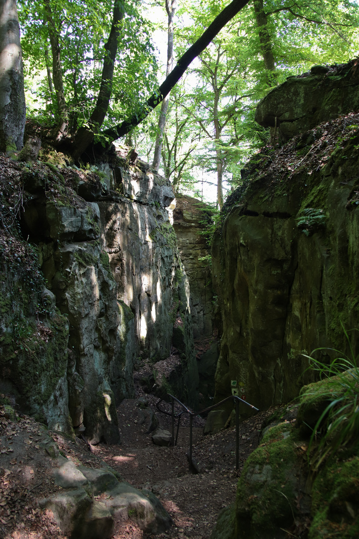 Naturpark Teufelsschlucht - Eingang zur Schlucht 