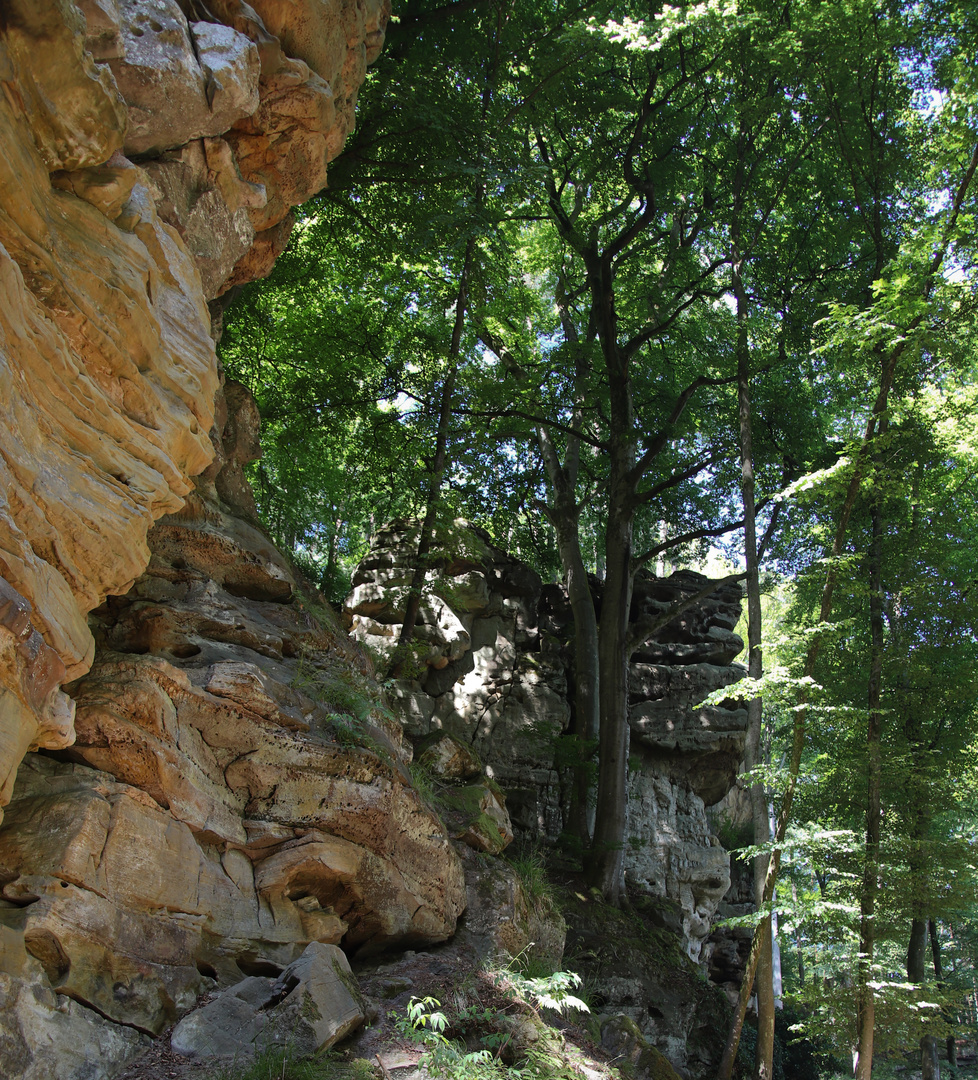 Naturpark Teufelsschlucht - Felsformation N°16