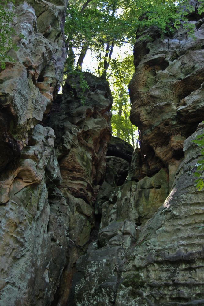 Naturpark Teufelsschlucht - Felsformationen
