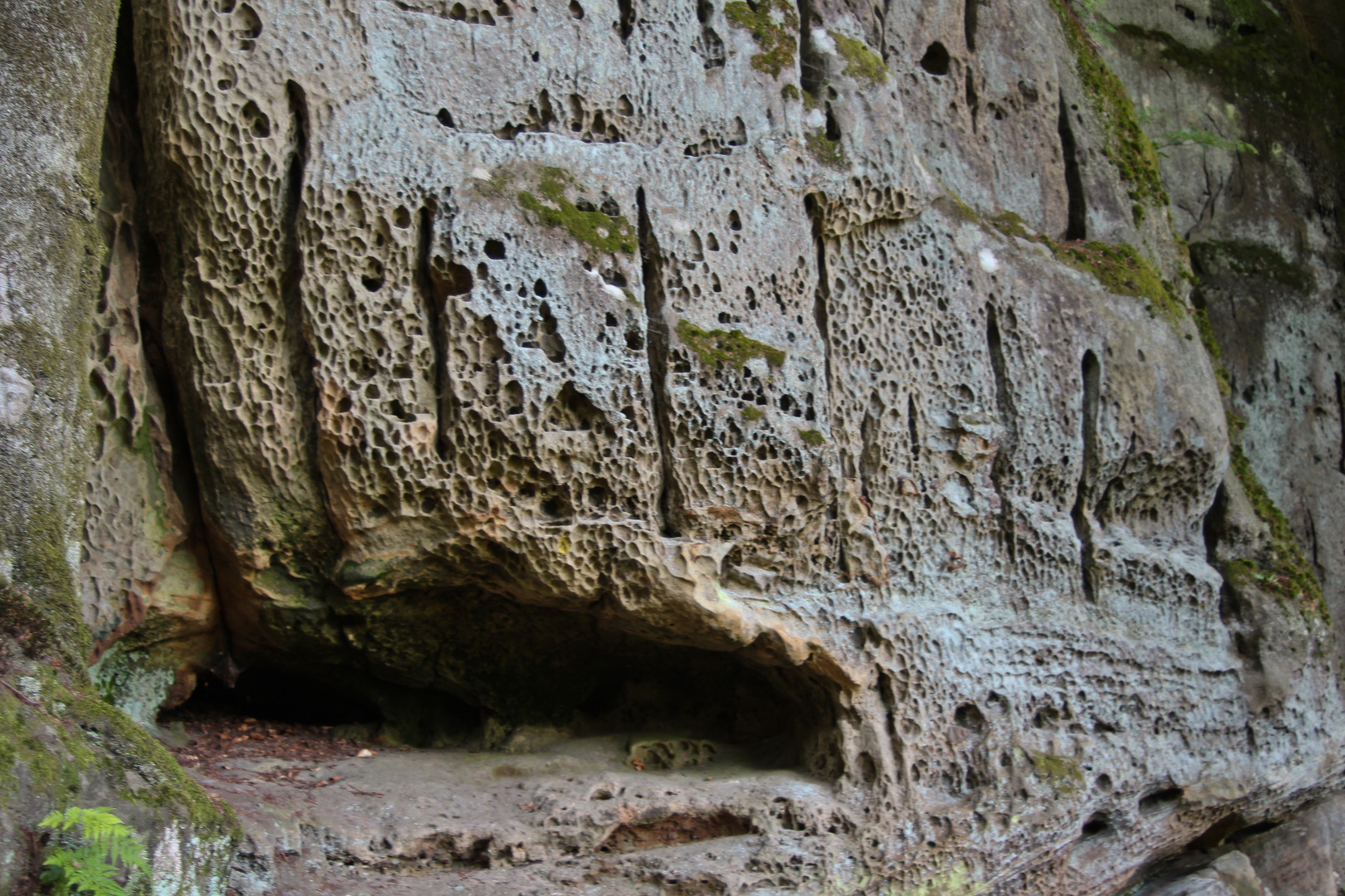 Naturpark Teufelsschlucht - gletscherbedingter Lochfras