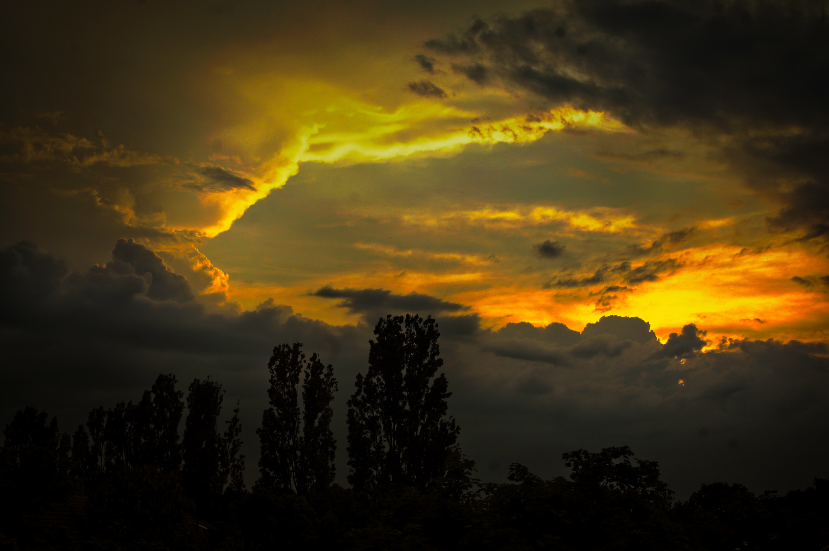 Naturschauspiel am Himmel