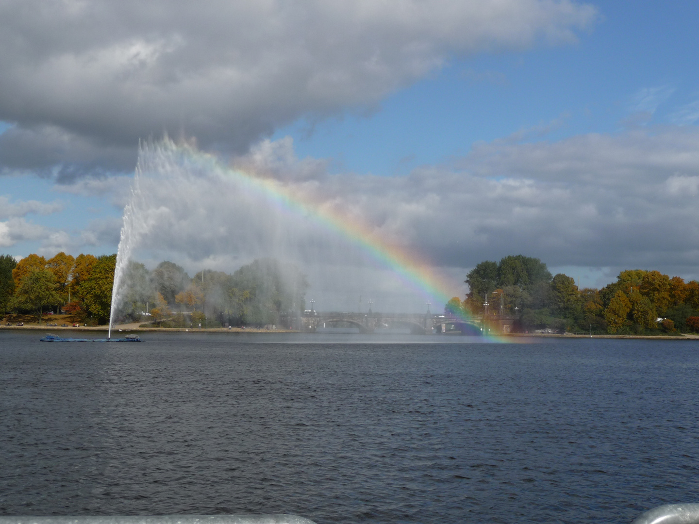 Naturschauspiel an der Alster