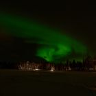 Naturschauspiel Polarlicht Finnland Luosto